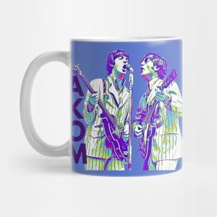 purple guitars Mug